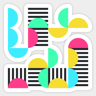 Geometric abstract Sticker